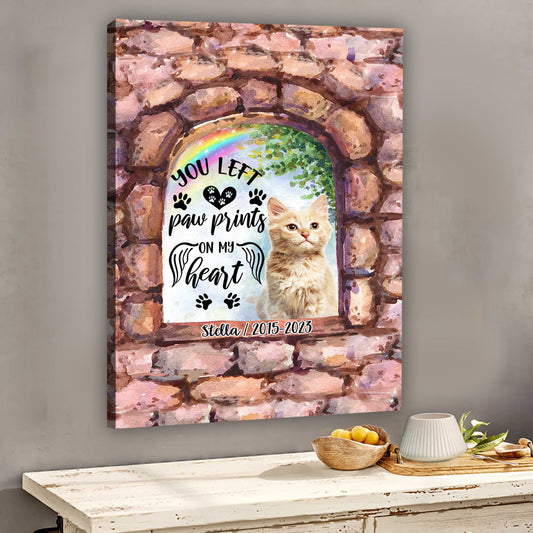 No Longer By My Side - Personalized Dog Canvas And Poster