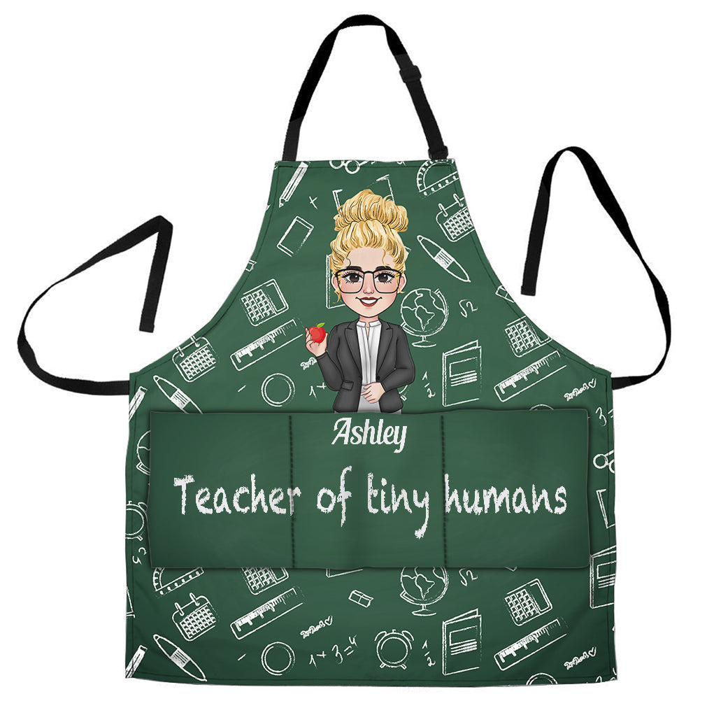 Teacher Of Tiny Humans - Personalized Teacher Apron