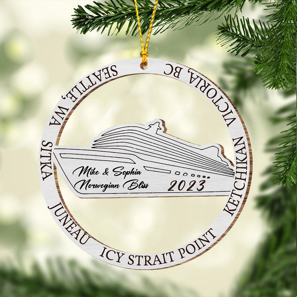 Love Cruising - Personalized Cruising Ornament