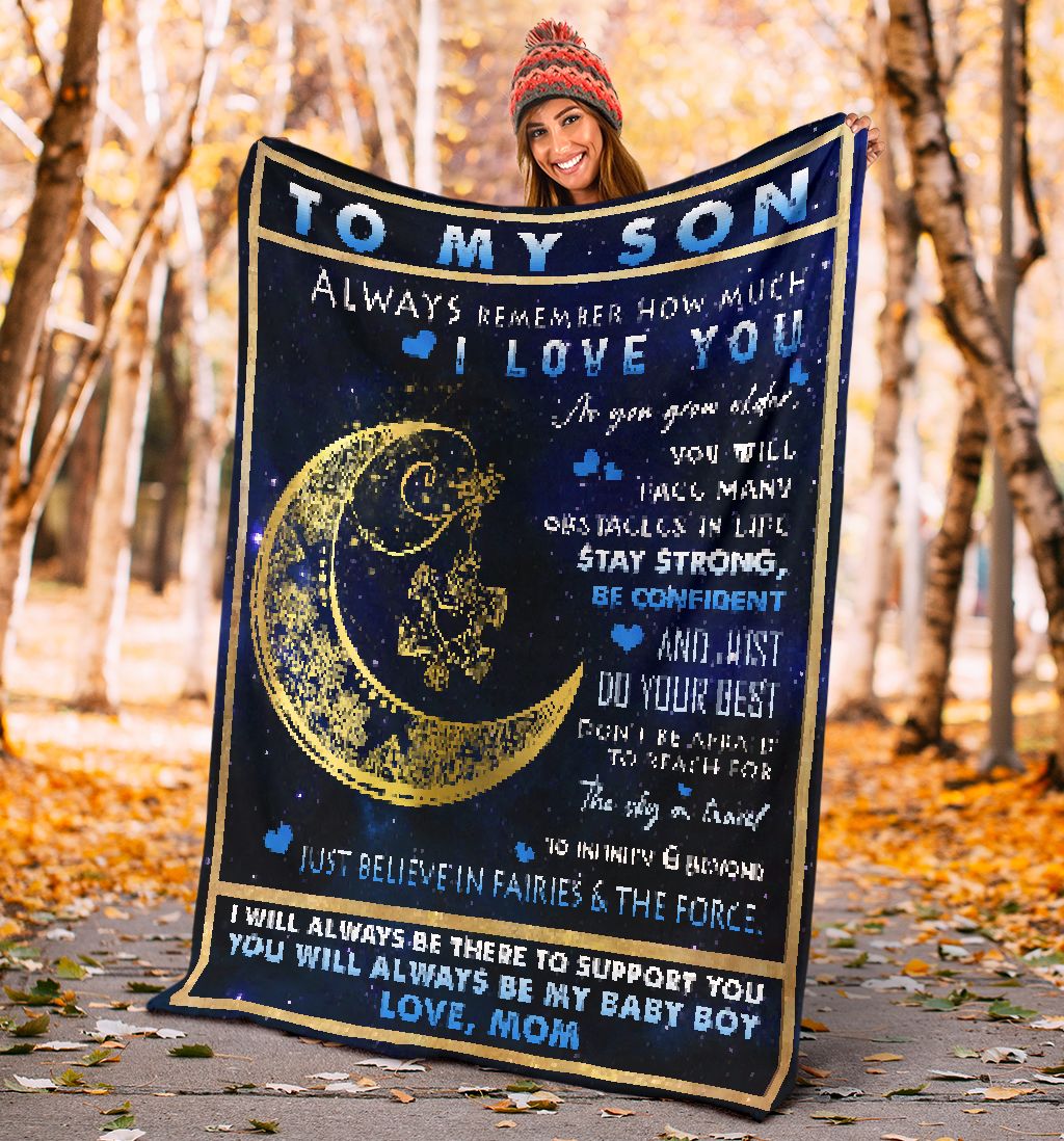 To My Son Autism Awareness Blanket 0622