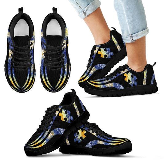Starry Line Autism Awareness Sneakers 0622