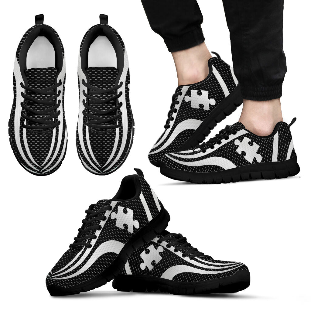 Puzzle Pieces Autism Awareness Sneakers 0622