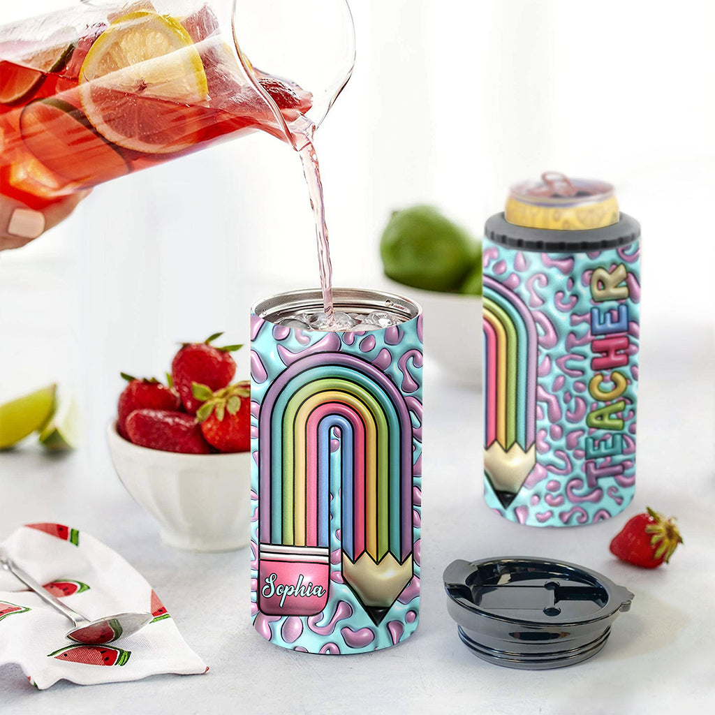 Teacher Life - Personalized Teacher Can Cooler