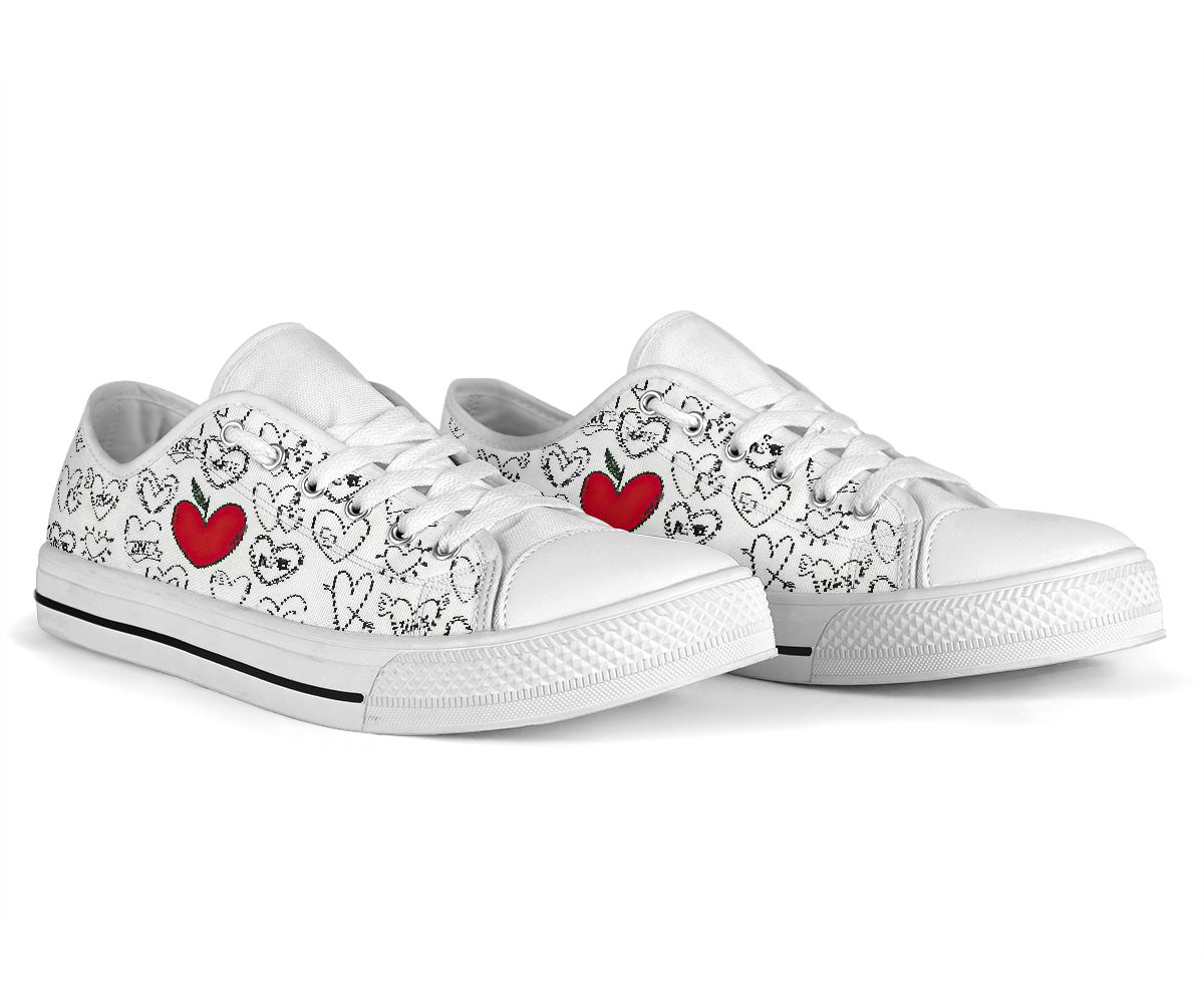 Teach Love Inspire Teacher Low Top Shoes 0622