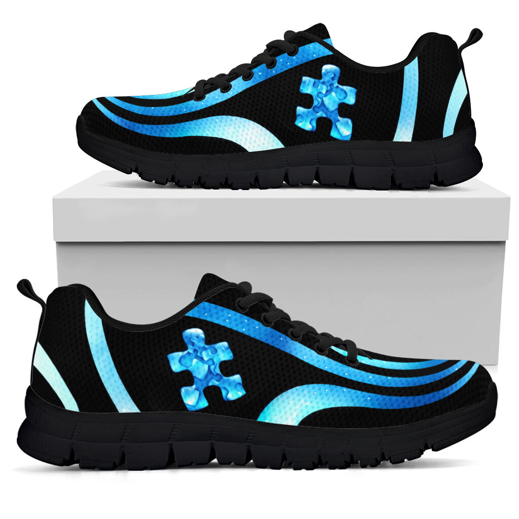 Puzzle Pieces Autism Awareness Sneakers 0622