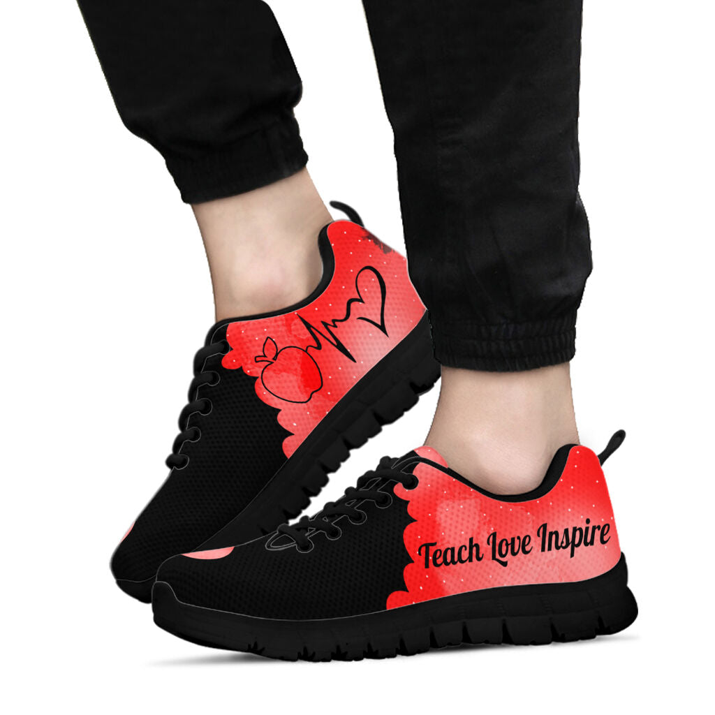 Teach Love Inspire Teacher Sneakers 0622