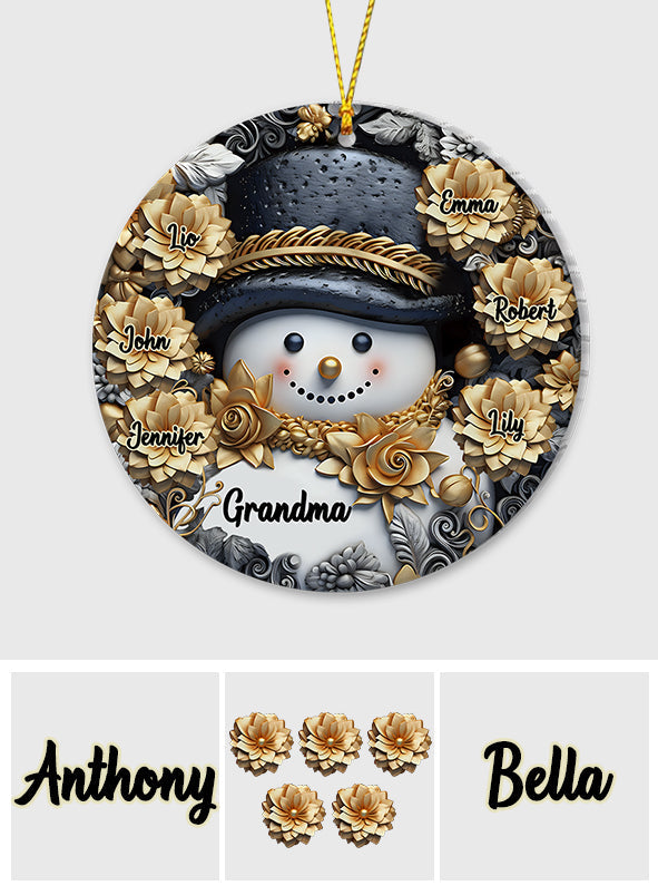 Love Being A Grandma - Gift for grandma - Personalized Ornament