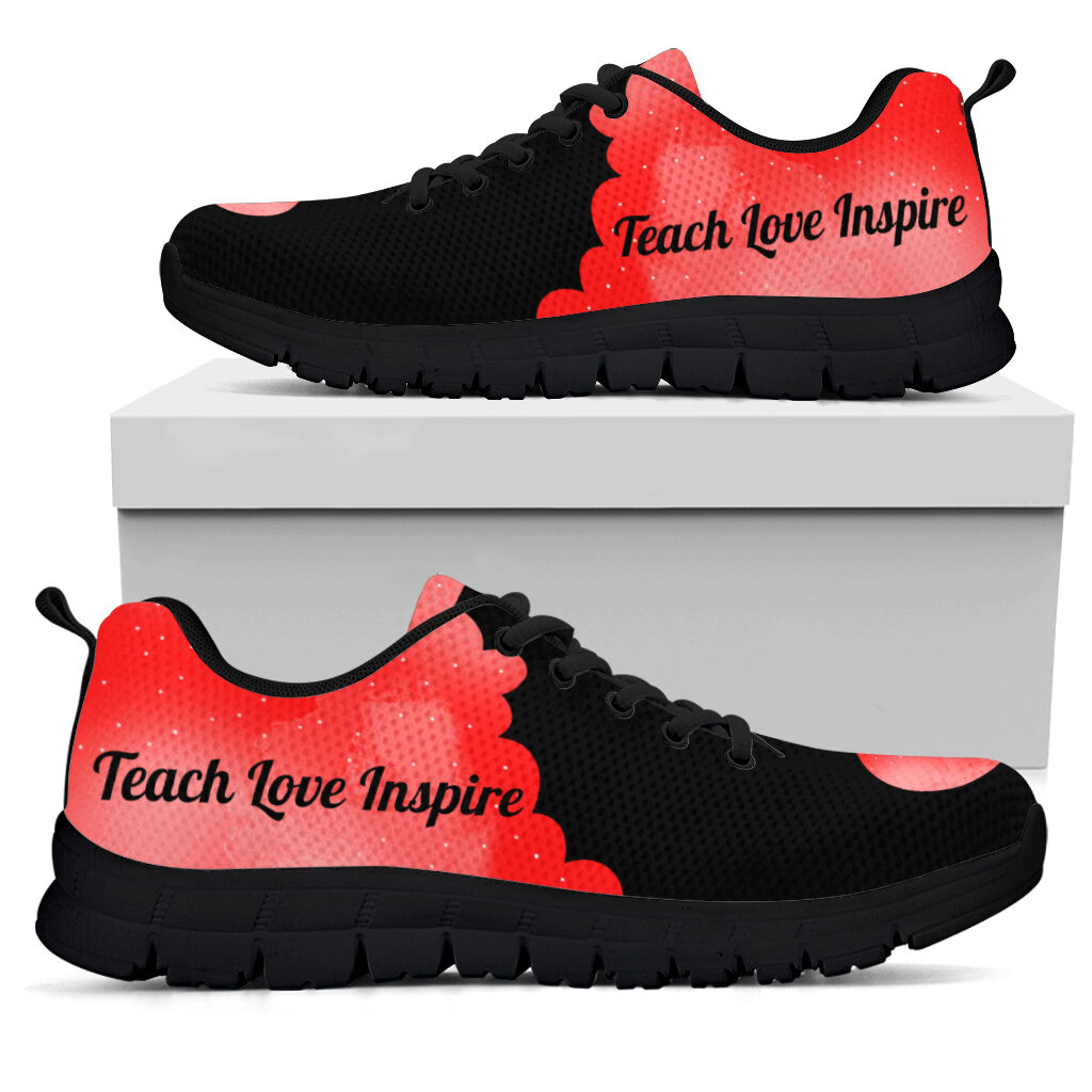 Teach Love Inspire Teacher Sneakers 0622