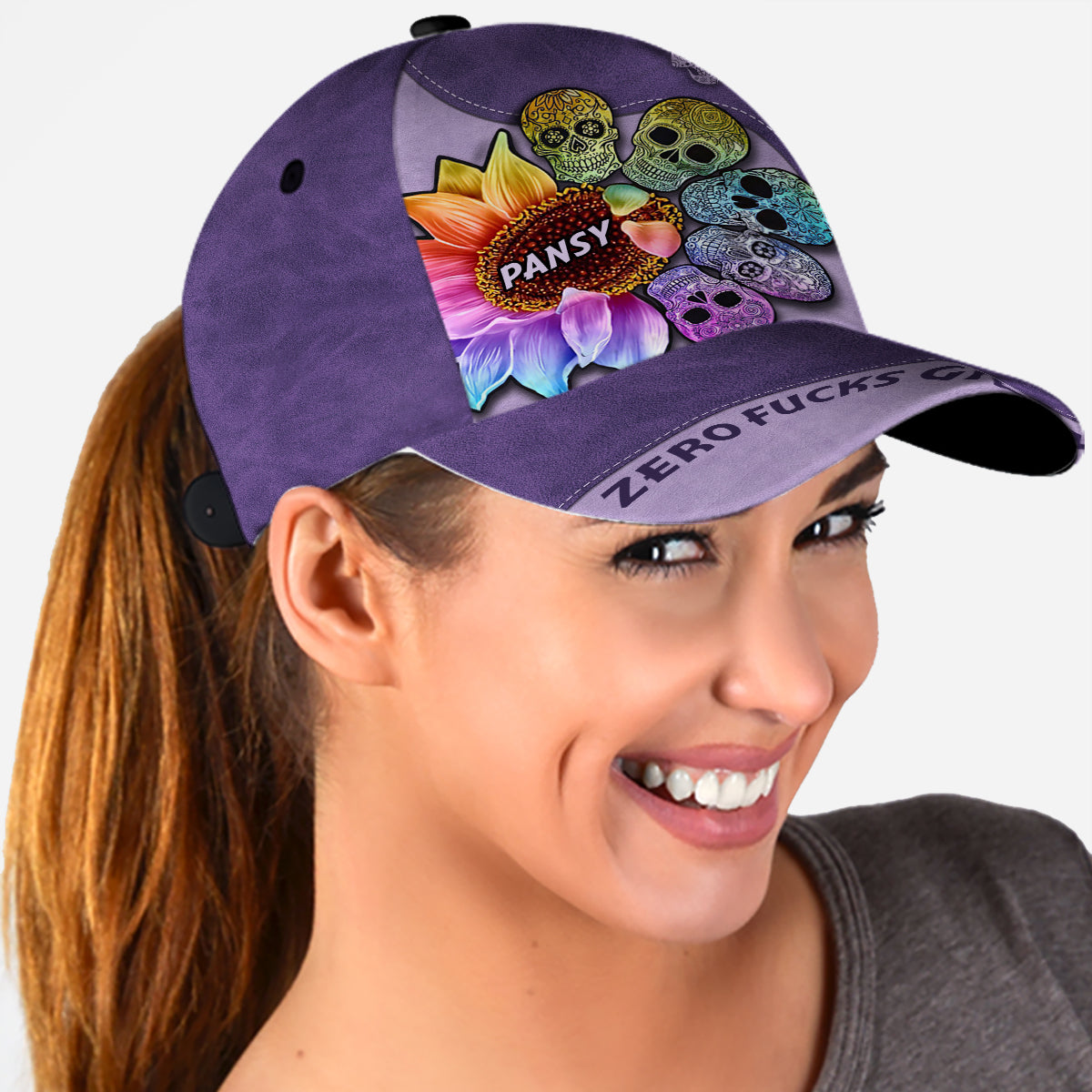 Zero F Given - Personalized Skull Classic Cap