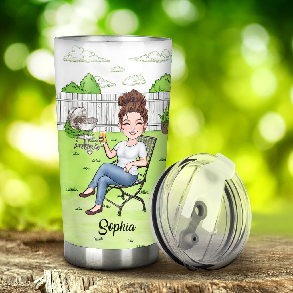 What Day Is Today Who Cares - Personalized Retired Tumbler