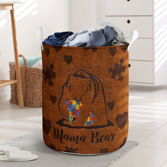 Mama Bear Autism Autism Awareness Storage Basket 0622