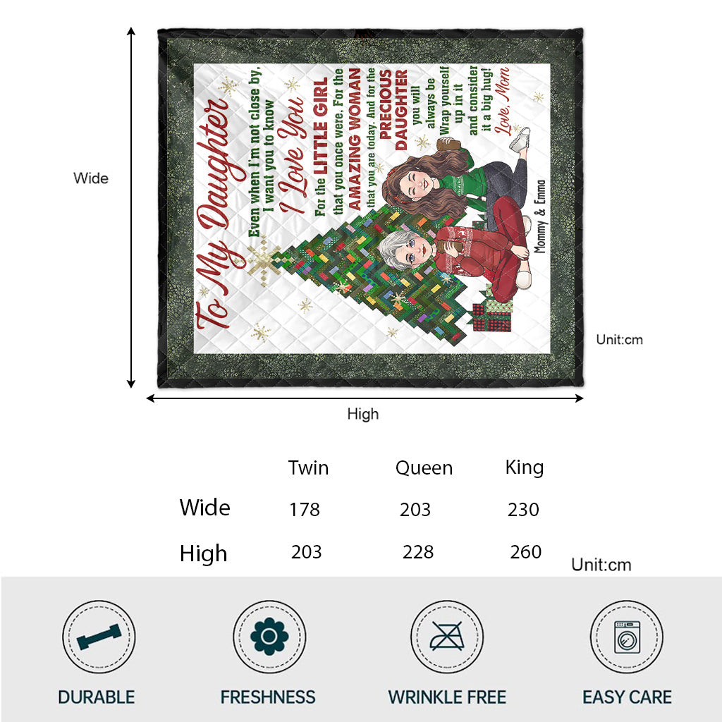 To My Daughter/Son - Gift for daughter, son - Personalized Quilt