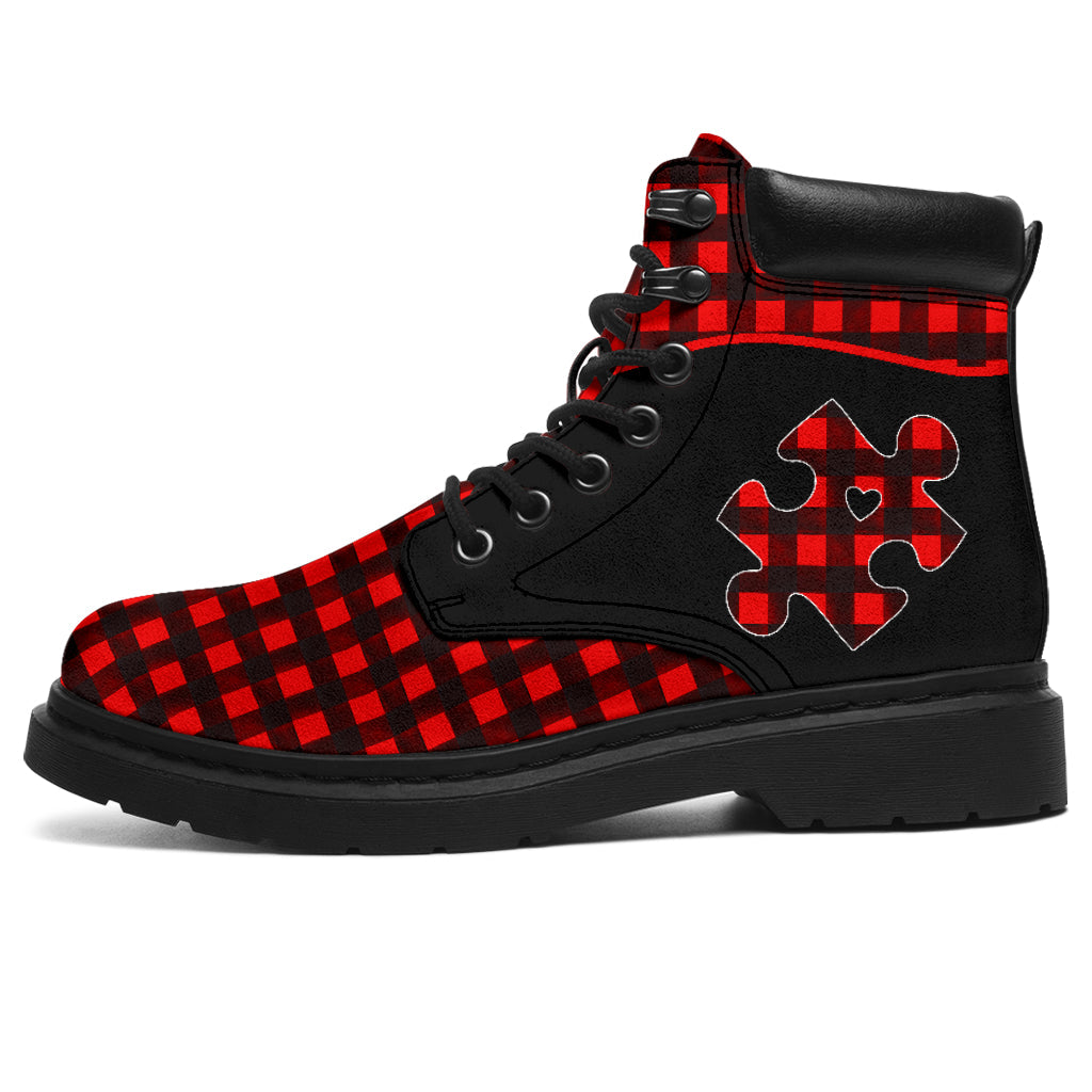 Autism Awareness Christmas Autism Awareness All Season Boots 0622