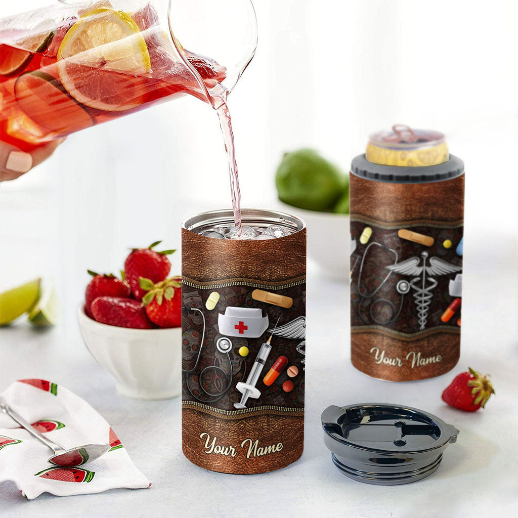 Nurse Life - Personalized Nurse Can Cooler