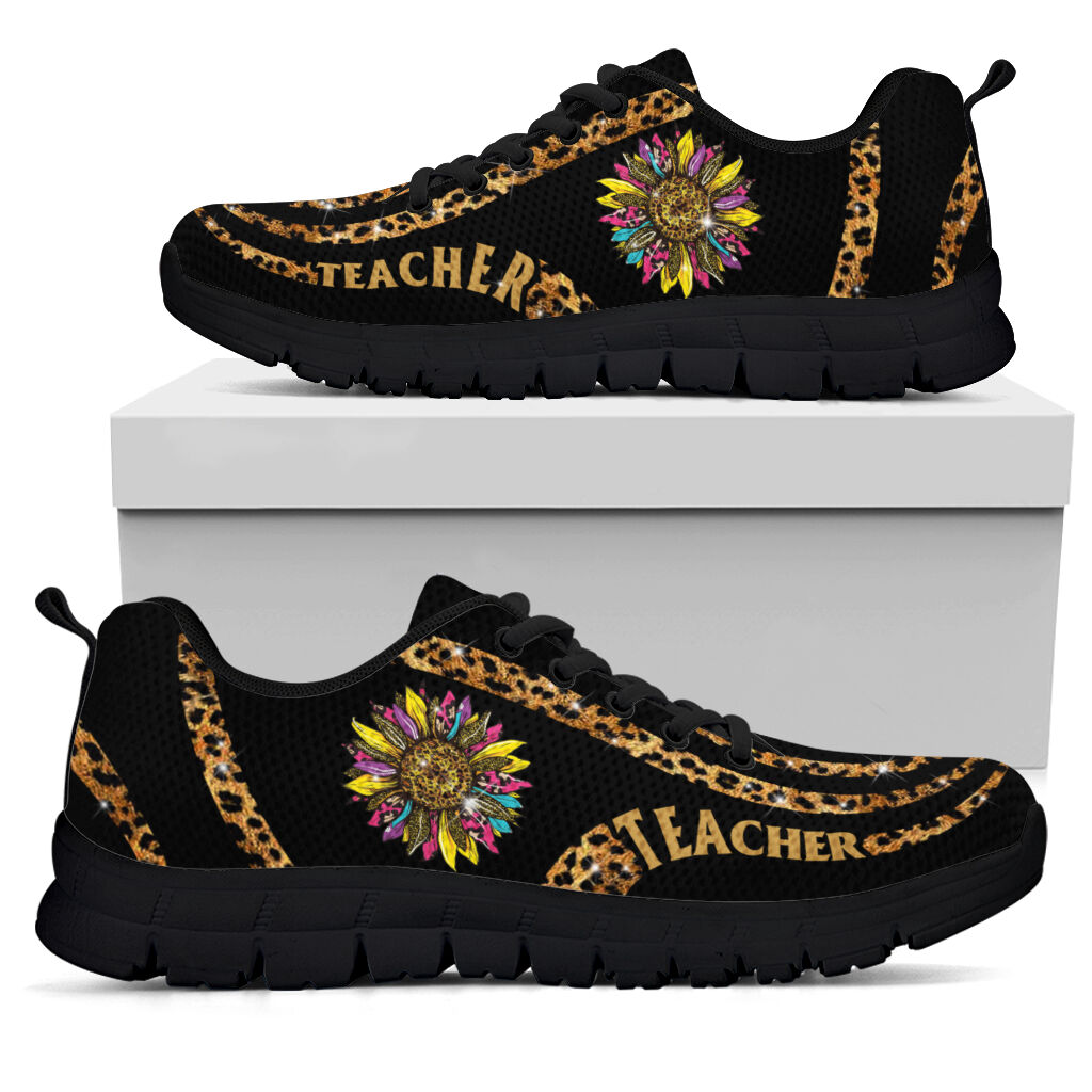 Leopard Flower Teacher Sneakers 0622