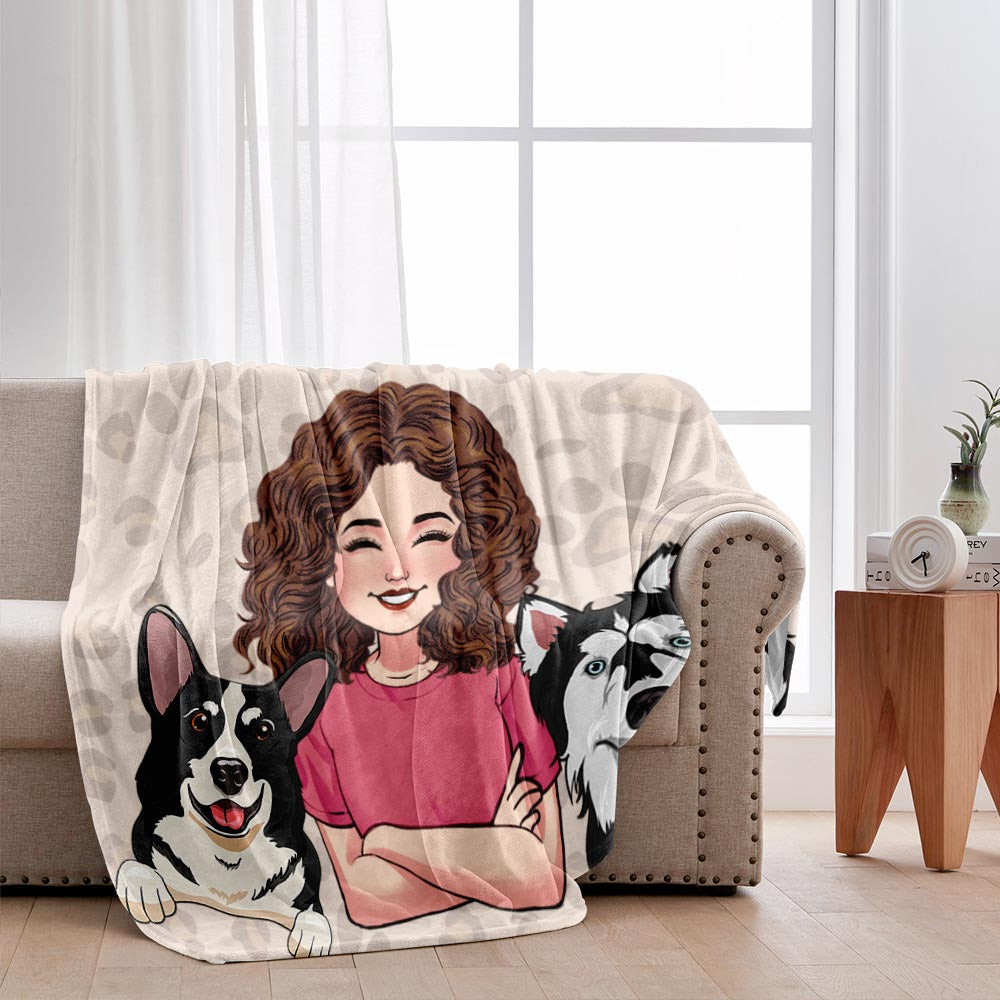 Pet Cuddling blanket - Cat gift for cat lover - Personalized Blanket