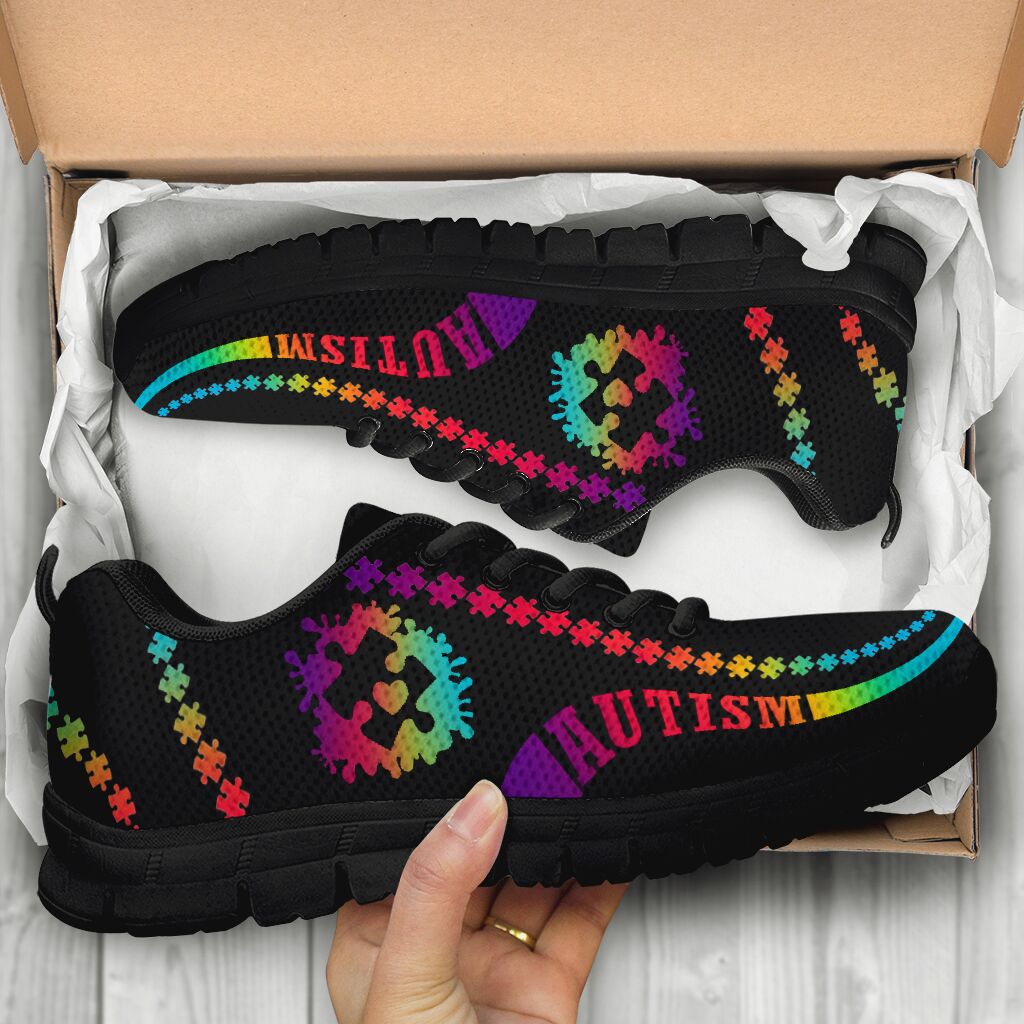 Love Someone With Autism Autism Awareness Sneakers 0622