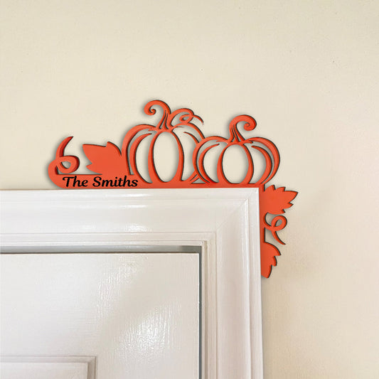Thanksgiving Pumpkin - Personalized Thanksgiving Door Frame Decoration