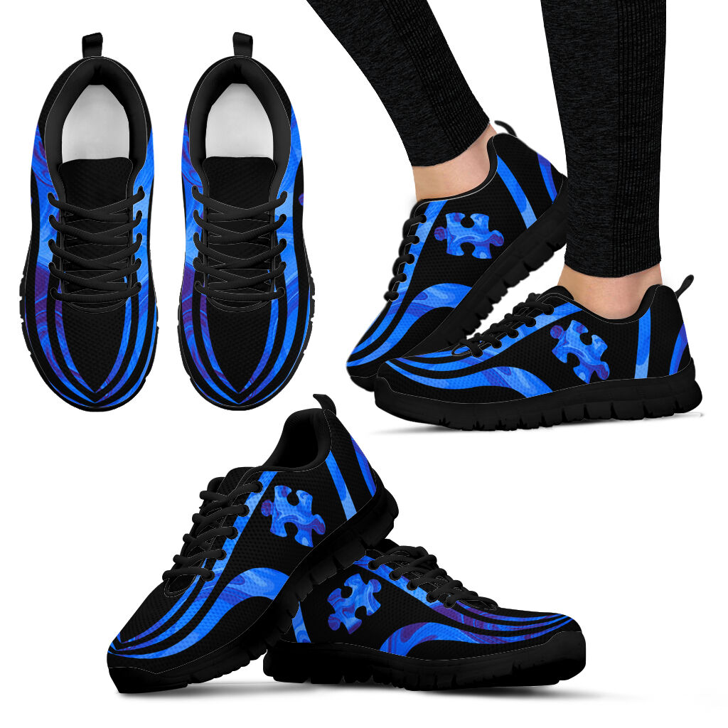 Psydelic Puzzle Autism Awareness Sneakers 0622