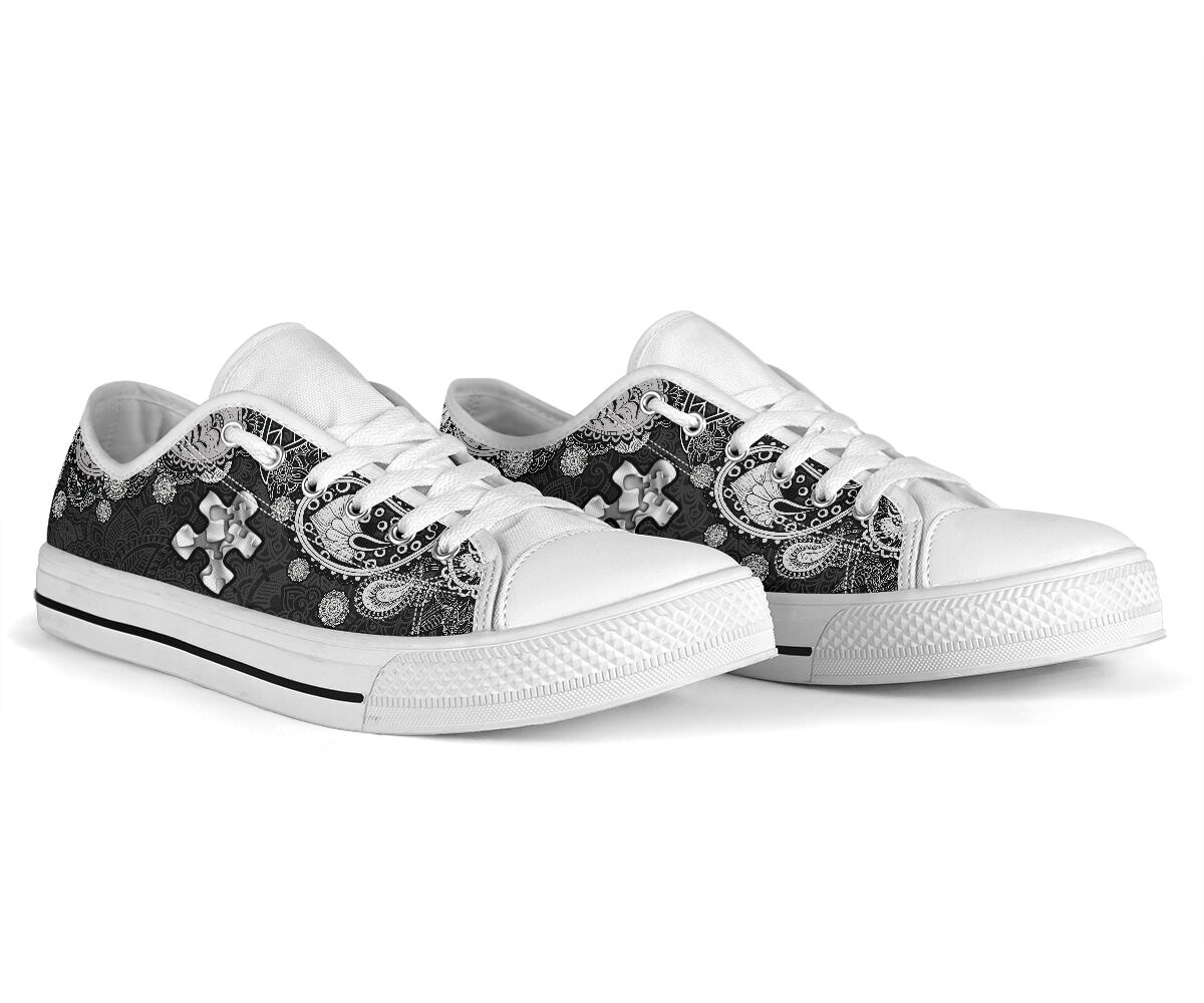 Puzzle Piece Autism Awareness Low Top Shoes 0622