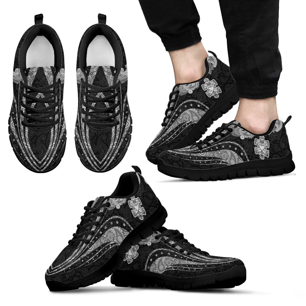 Puzzle Piece Mandala Autism Awareness Sneakers 0622