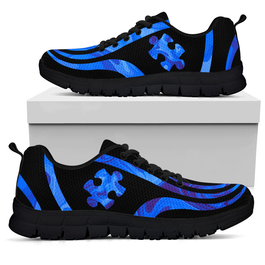 Psydelic Puzzle Autism Awareness Sneakers 0622