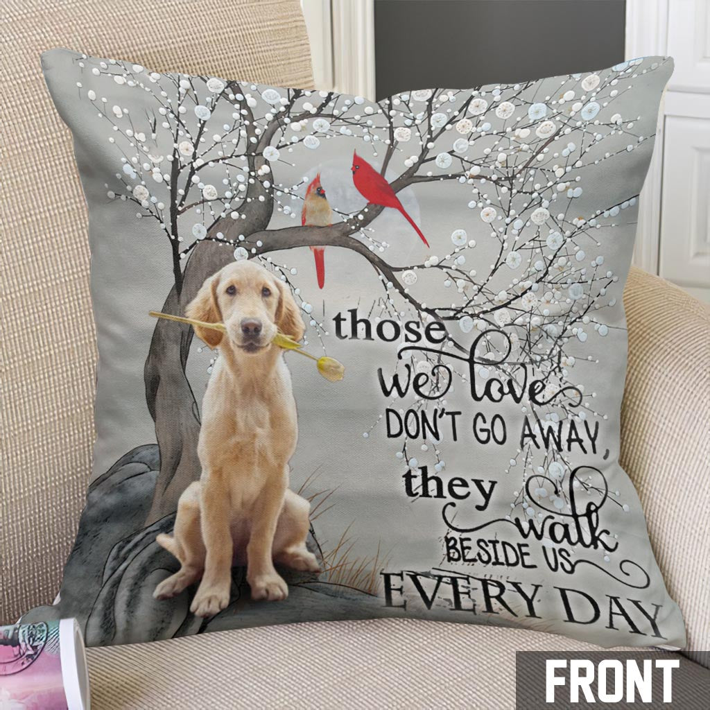 Your Wings Were Ready But My Heart Was Not - Personalized Dog Throw Pillow