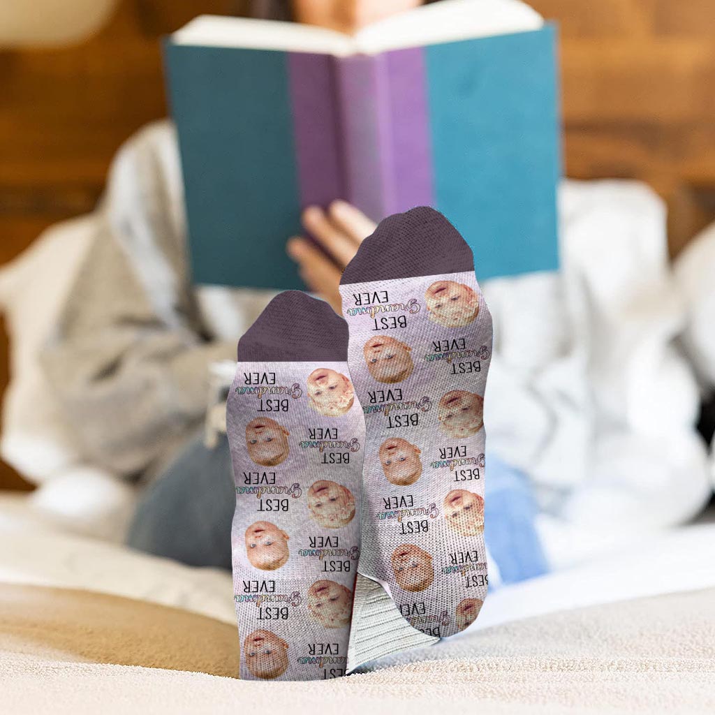 Best Grandma Mom Ever - Gift for mom, mom, grandma, aunt - Personalized Socks