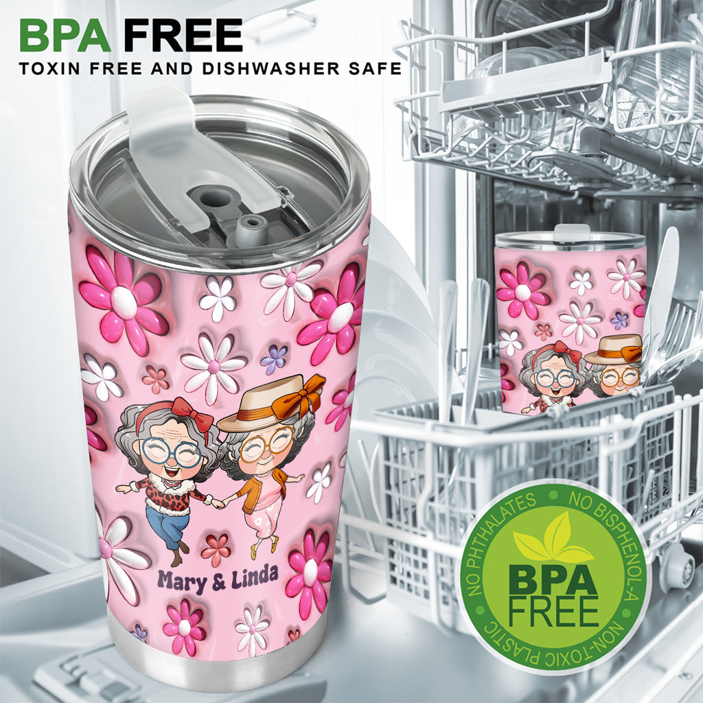 We Will Be Friends Until We Are Old And Senile - Gift for friend - Personalized Tumbler