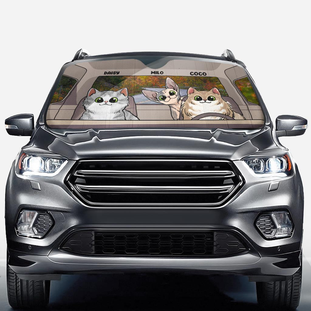 Lovely Paws - Personalized Dog Car Sunshade
