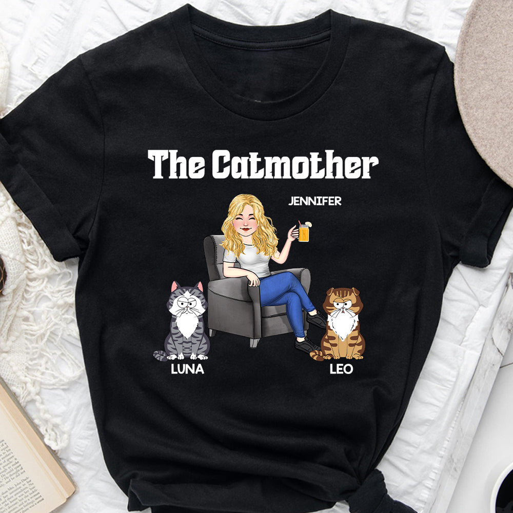 The Catmother - Personalized Cat T-shirt And Hoodie