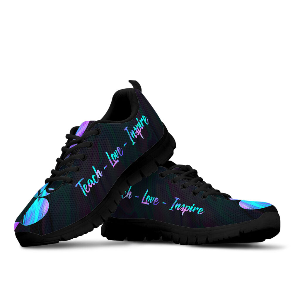 Teach Love Inspire Teacher Sneakers 0622