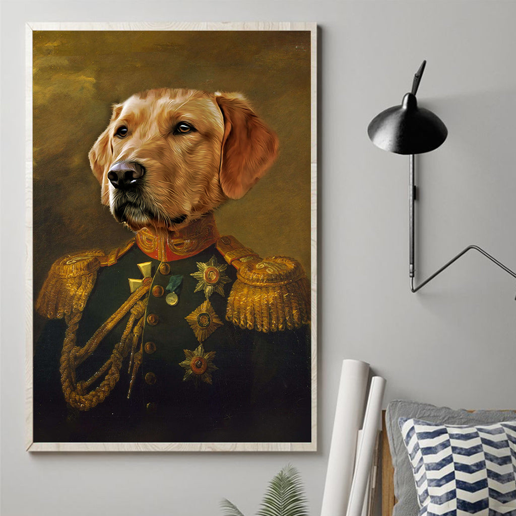 Royal Portrait - Personalized Dog Canvas And Poster