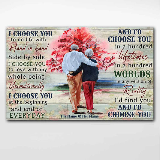 Until The End Of Our Lives - Personalized Couple Poster