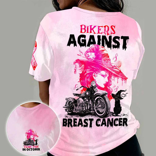 Think Pink In October Motorcycle Ride  - Breast Cancer Awareness All Over T-shirt and Hoodie