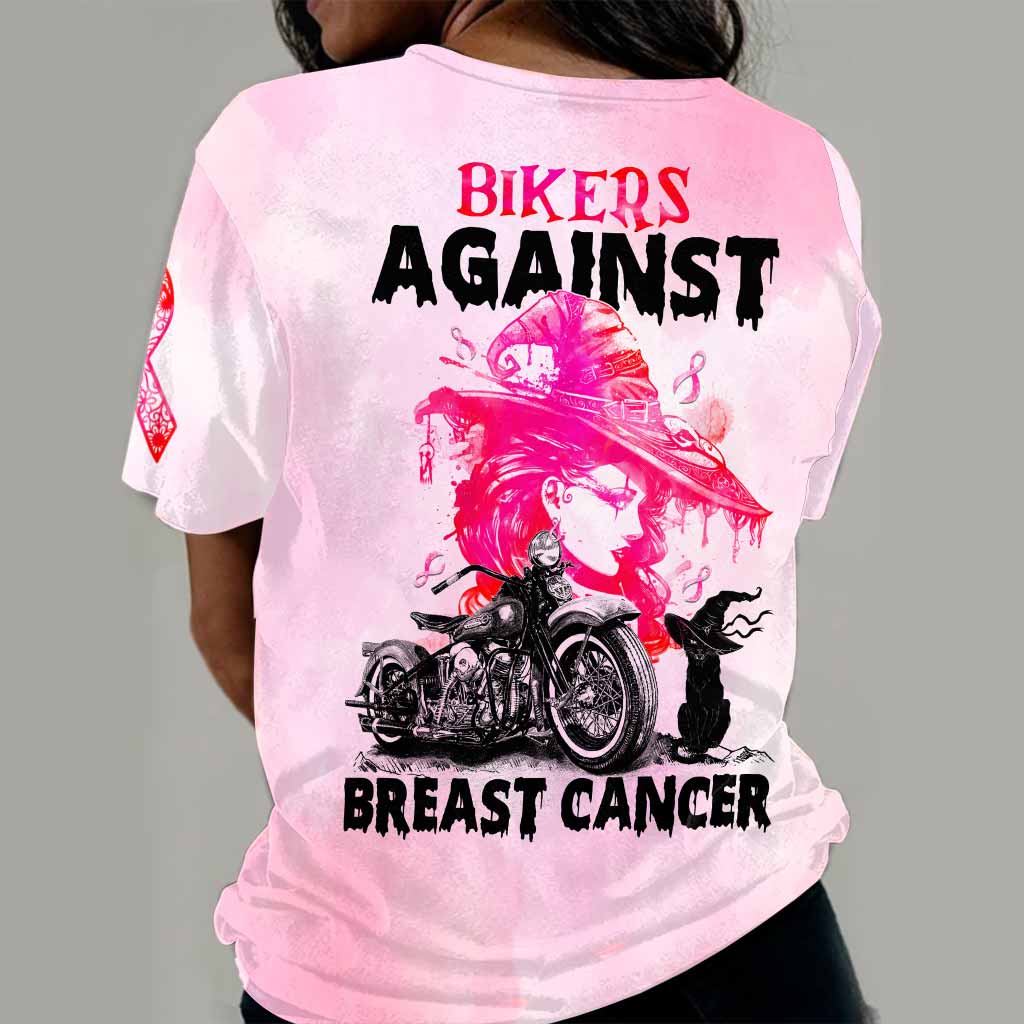 Think Pink In October Motorcycle Ride  - Breast Cancer Awareness All Over T-shirt and Hoodie