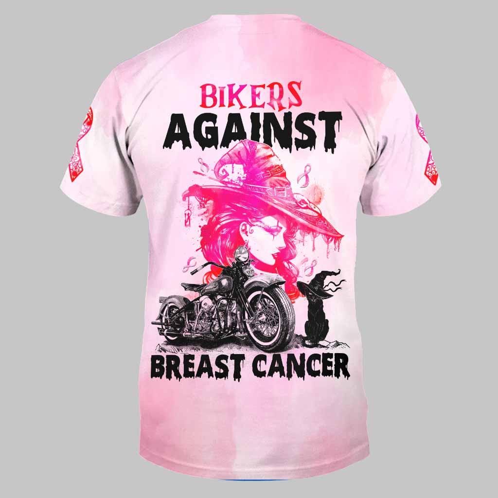 Think Pink In October Motorcycle Ride  - Breast Cancer Awareness All Over T-shirt and Hoodie