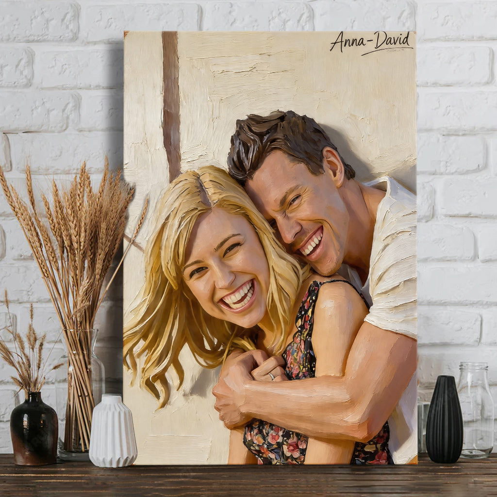 I Love You - Personalized Couple Canvas And Poster