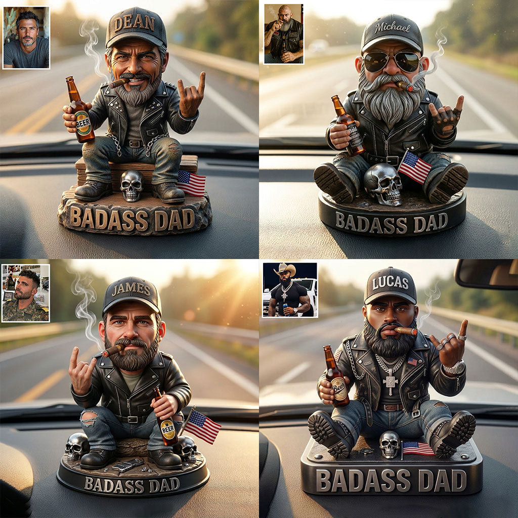 Cool Dad - Personalized Father Premium 3D Figurine