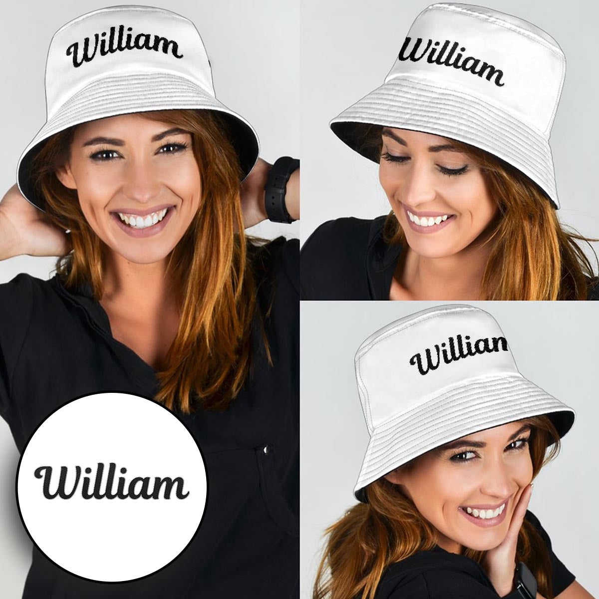 Custom Name - Personalized Uncle Embroidered Bucket Hat