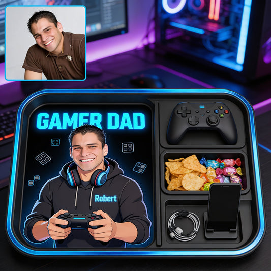 Gamer Dad - Personalized Father Catch-All Tray