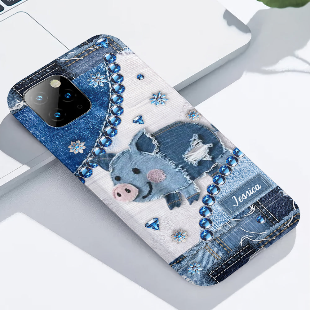 Cute Pig - Personalized Pig Lover Full Print Phone Case