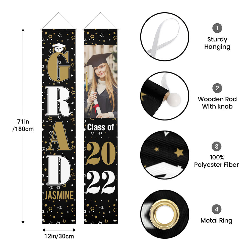 Graduation Party Decorations Supplies - Personalized Daughter Door Banner