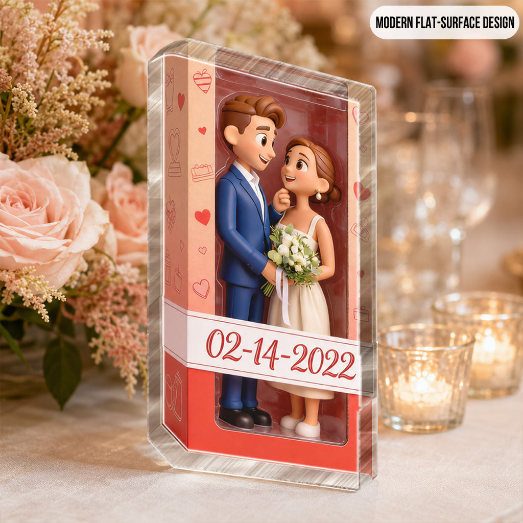 I Love You - Personalized Couple Custom Shaped Acrylic Plaque