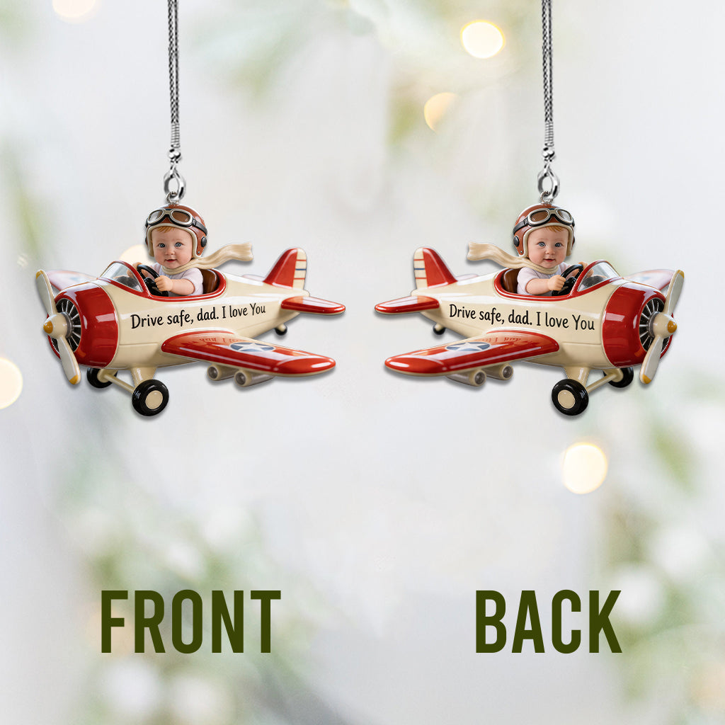 Father Gift Idea, Mom Gift Idea - Personalized Father Car Ornament