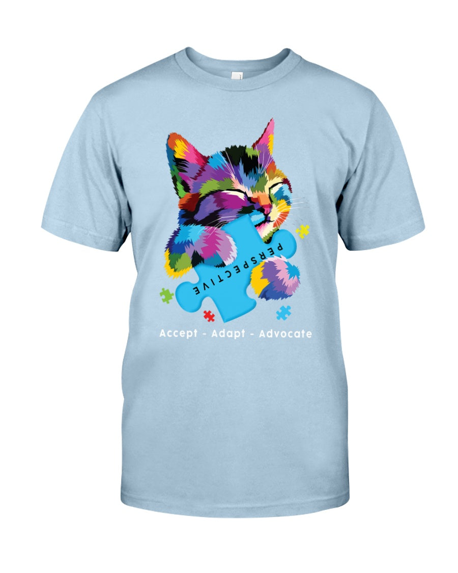 Accept Adapt Advocate - Autism Awareness T-shirt and Hoodie 0921