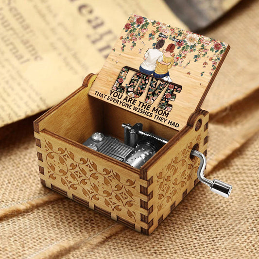 You Are The Mum - Personalized Mother's Day Mother Hand Crank Music Box
