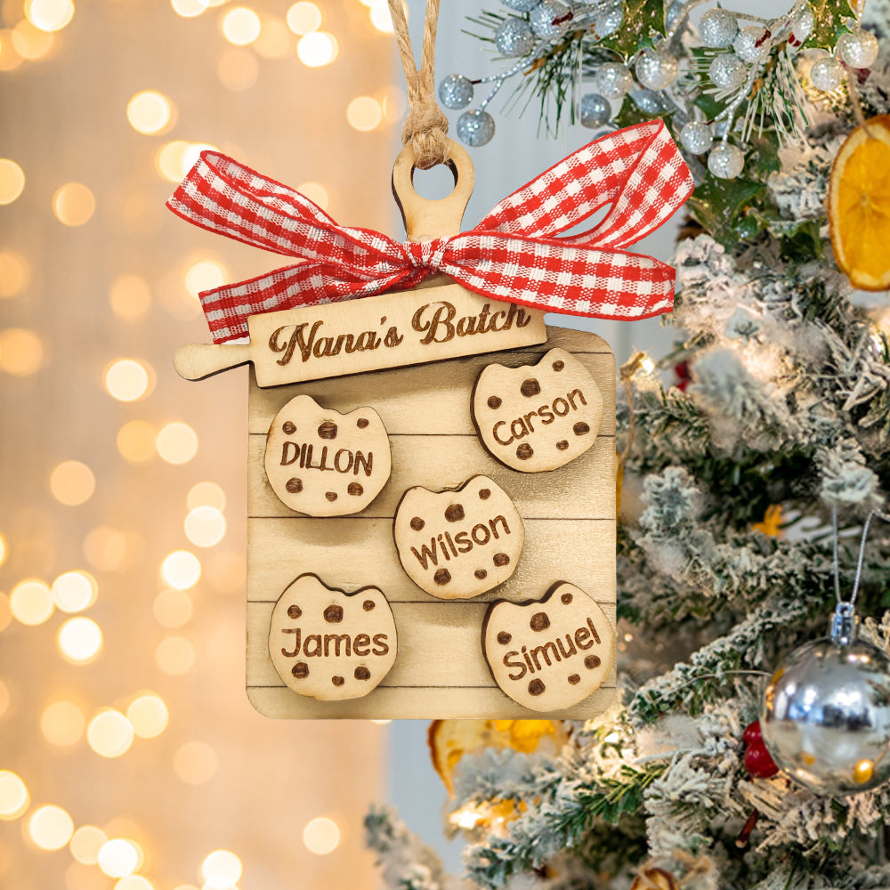 Grandma/Gigi/Nana's Batch - Personalized Grandma Family Gift Ornament