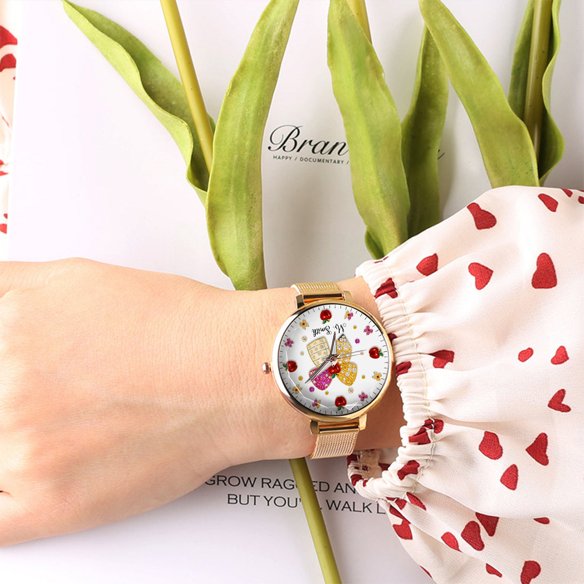 Love Being A Teacher - Personalized Teacher Women Hand Watch