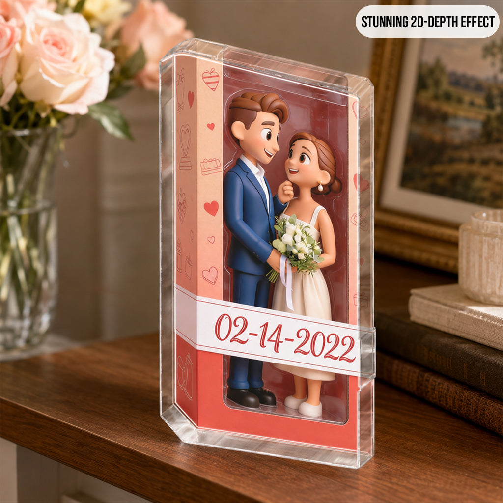 I Love You - Personalized Couple Custom Shaped Acrylic Plaque